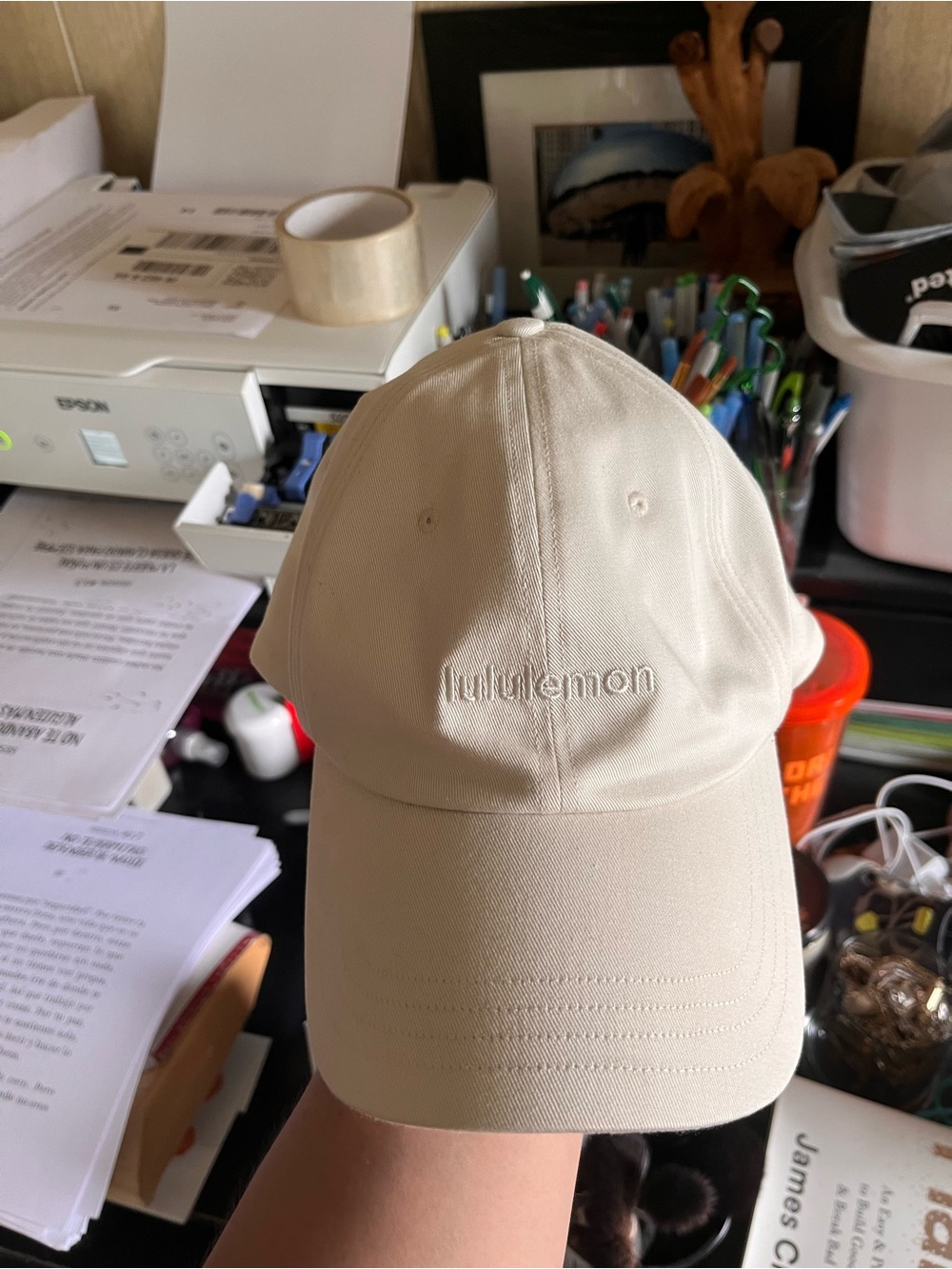 lululemon athletica Cream Baseball Cap